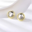 Show details for Wholesale Multi-tone Plated Small Stud Earrings with No-Risk Return