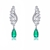 Picture of Unusual Big Green Dangle Earrings