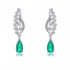 Show details for Unusual Big Green Dangle Earrings