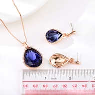 Picture of Good Artificial Crystal Classic 2 Piece Jewelry Set