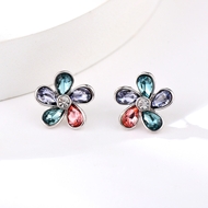 Picture of Buy Rose Gold Plated Zinc Alloy Stud Earrings in Flattering Style