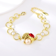 Picture of Distinctive Red Zinc Alloy Fashion Bracelet of Original Design