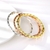 Picture of Magnificent None-Stone Multi-Tone Plated Bangles