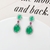 Picture of Recommended Green Platinum Plated Dangle Earrings from Top Designer