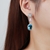 Picture of Fashionable Big Platinum Plated Dangle Earrings