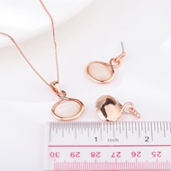 Picture of Hot Selling White Rose Gold Plated 2 Piece Jewelry Set from Top Designer