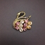 Show details for Charming Colorful swan Brooche with Speedy Delivery