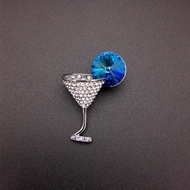 Show details for Zinc Alloy Blue Brooche with Fast Shipping Show details for Zinc Alloy Blue Brooche with Fast Shipping