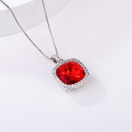 Picture of Hot Selling Platinum Plated Zinc Alloy Pendant Necklace Online Only