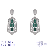 Picture of Affordable Platinum Plated Big Dangle Earrings from Trust-worthy Supplier