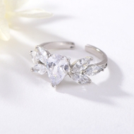 Show details for Fashion Cubic Zirconia Platinum Plated Fashion Ring Show details for Fashion Cubic Zirconia Platinum Plated Fashion Ring