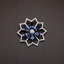 Show details for Great Value Blue Swarovski Element Brooche from Trust-worthy Supplier