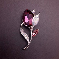 Show details for Fashion Swarovski Element Platinum Plated Brooche Show details for Fashion Swarovski Element Platinum Plated Brooche