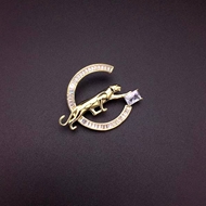 Show details for Distinctive White Swarovski Element Brooche for Female Show details for Distinctive White Swarovski Element Brooche for Female