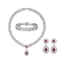 Show details for Most Popular Cubic Zirconia Red 3 Piece Jewelry Set