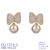 Picture of Attractive White Copper or Brass Dangle Earrings For Your Occasions