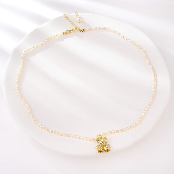 Picture of Classic Gold Plated Short Chain Necklace Exclusive Online