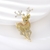 Picture of Popular Cubic Zirconia Gold Plated Brooche