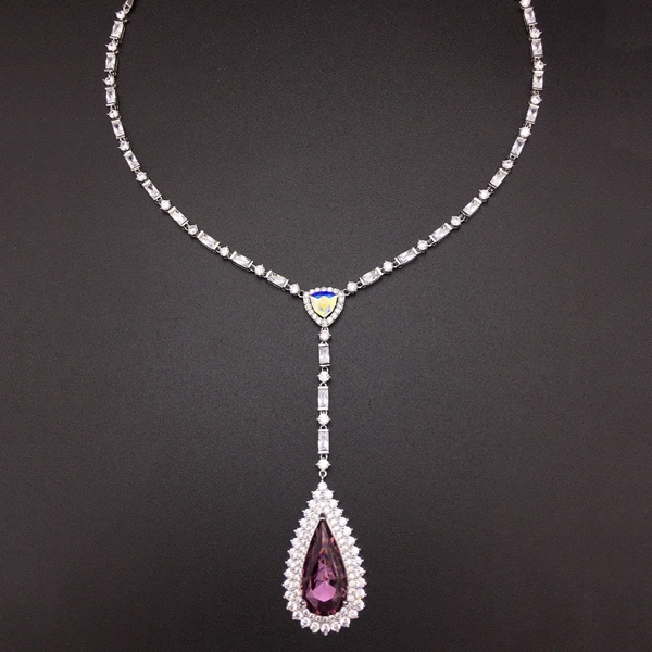 Picture of Zinc Alloy Swarovski Element Short Chain Necklace at Unbeatable Price