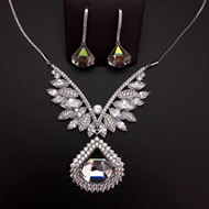 Show details for Nickel Free White Zinc Alloy 2 Piece Jewelry Set with No-Risk Refund Show details for Nickel Free White Zinc Alloy 2 Piece Jewelry Set with No-Risk Refund