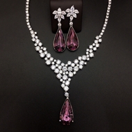Show details for Sparkly Big Purple 2 Piece Jewelry Set Show details for Sparkly Big Purple 2 Piece Jewelry Set