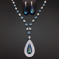 Show details for Affordable Platinum Plated Swarovski Element 2 Piece Jewelry Set from Trust-worthy Supplier Show details for Affordable Platinum Plated Swarovski Element 2 Piece Jewelry Set from Trust-worthy Supplier