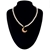 Picture of Beautiful Artificial Pearl Gold Plated Short Chain Necklace