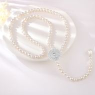 Show details for Good Quality Artificial Pearl Platinum Plated Y Necklace Show details for Good Quality Artificial Pearl Platinum Plated Y Necklace