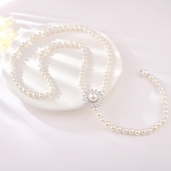 Show details for Hot Selling White Platinum Plated Y Necklace from Top Designer Show details for Hot Selling White Platinum Plated Y Necklace from Top Designer