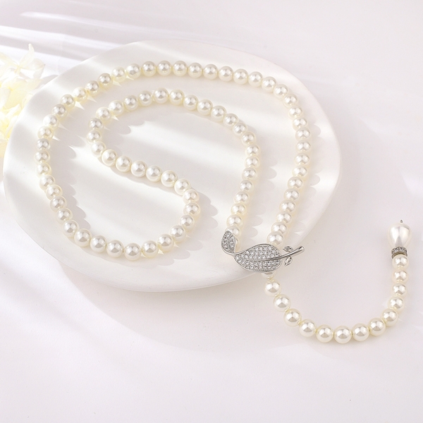 Picture of Unique Artificial Pearl Classic Y Necklace