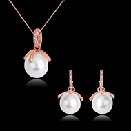 Picture of Bulk Rose Gold Plated Zinc Alloy 2 Piece Jewelry Set Exclusive Online