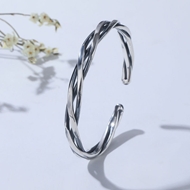 Picture of Nice Small 999 Sterling Silver Fashion Bangle