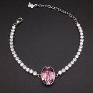 Show details for Small Purple Fashion Bracelet with Beautiful Craftmanship Show details for Small Purple Fashion Bracelet with Beautiful Craftmanship