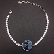 Show details for Amazing Swarovski Element Zinc Alloy Fashion Bracelet Show details for Amazing Swarovski Element Zinc Alloy Fashion Bracelet