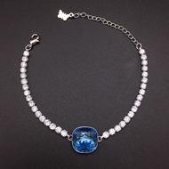 Show details for Small Platinum Plated Fashion Bracelet with Fast Shipping Show details for Small Platinum Plated Fashion Bracelet with Fast Shipping