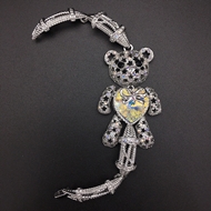 Show details for Reasonably Priced Platinum Plated Small Fashion Bracelet from Reliable Manufacturer Show details for Reasonably Priced Platinum Plated Small Fashion Bracelet from Reliable Manufacturer