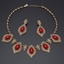Show details for Well Designed Glass Red 2 Pieces Jewelry Sets
