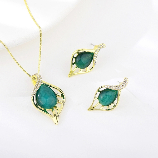 Picture of High Quality Sea Blue Small 2 Pieces Jewelry Sets