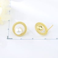 Picture of Need-Now White Artificial Pearl Stud Earrings from Editor Picks