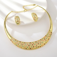 Show details for Unique Enamel Big 2 Piece Jewelry Set