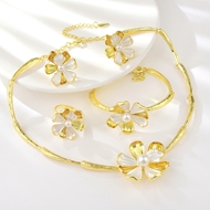 Show details for Staple Big Zinc Alloy 4 Piece Jewelry Set