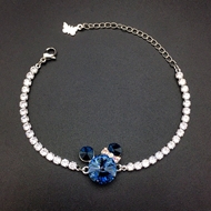 Show details for Sparkly Small Blue Fashion Bracelet Show details for Sparkly Small Blue Fashion Bracelet