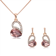 Picture of Purchase Rose Gold Plated Small 2 Piece Jewelry Set with Wow Elements