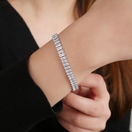 Picture of Reasonably Priced Platinum Plated Luxury Fashion Bracelet from Reliable Manufacturer