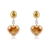 Picture of Fancy Big Yellow Dangle Earrings