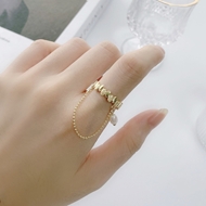 Picture of Charming White Artificial Pearl Adjustable Ring As a Gift