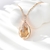 Picture of Nice Swarovski Element Zinc Alloy Pendant Necklace