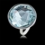 Picture of New Season Blue Small Fashion Ring with Wow Elements