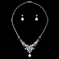 Show details for Hot Selling White Copper or Brass 2 Piece Jewelry Set from Top Designer Show details for Hot Selling White Copper or Brass 2 Piece Jewelry Set from Top Designer
