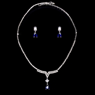 Show details for Good Quality Cubic Zirconia Copper or Brass 2 Piece Jewelry Set Show details for Good Quality Cubic Zirconia Copper or Brass 2 Piece Jewelry Set